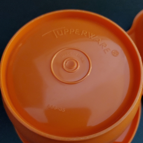 Tupperware Orange Kitchen Storage Container Set - Picture 2 of 4